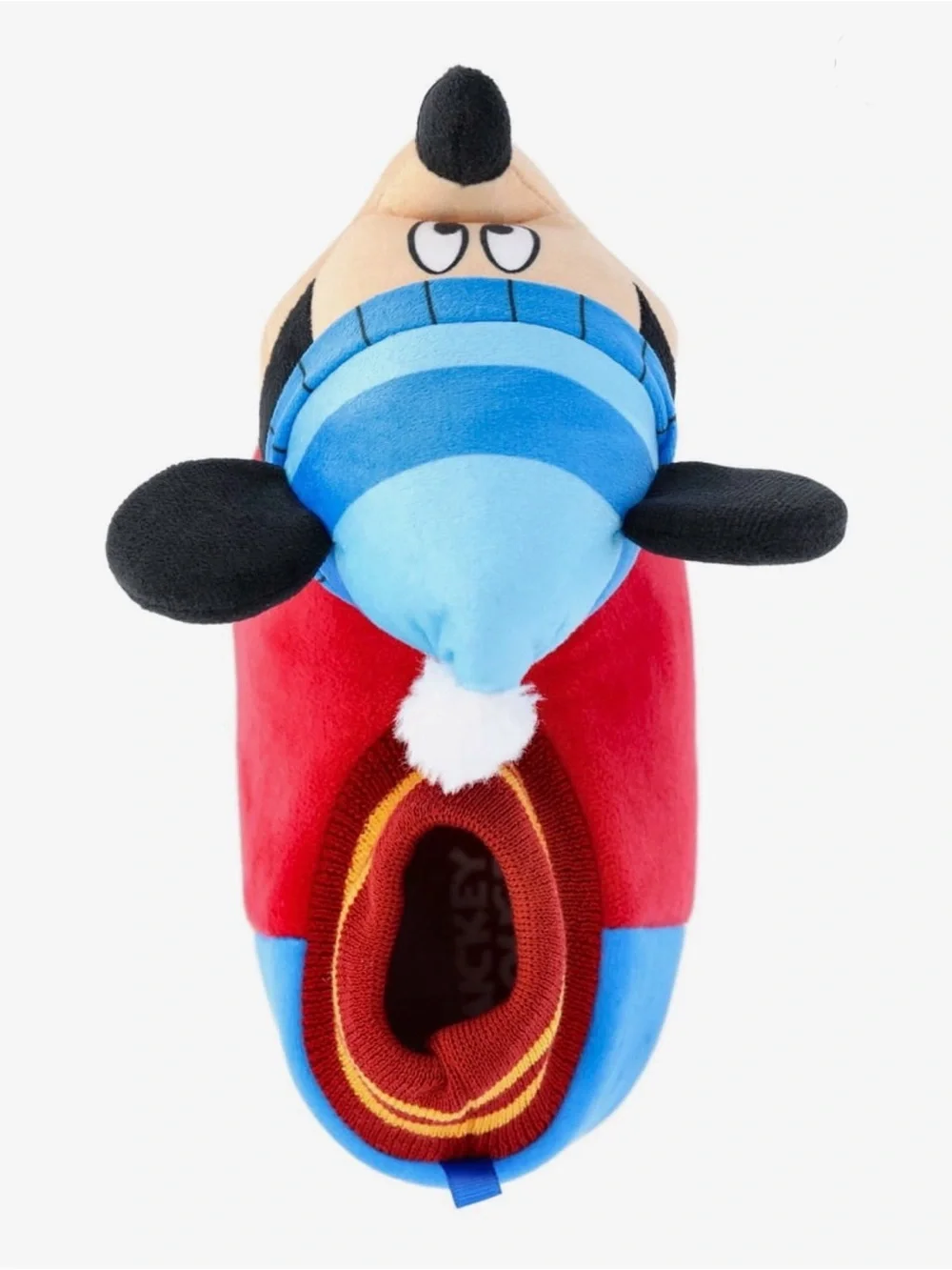 🎈$15🎈NEW DISNEY Mickey Mouse Sock Slippers Red Black 11/12 Toddler Boys Unisex